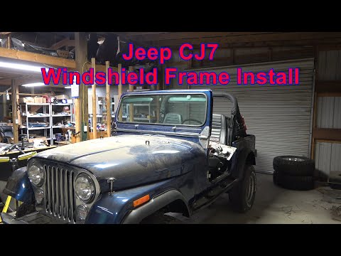 Видео: Реставрация Jeep CJ7, часть 14: установка рамки лобового стекла
