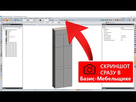 Видео: Скриншотер в Базис-Мебельщике