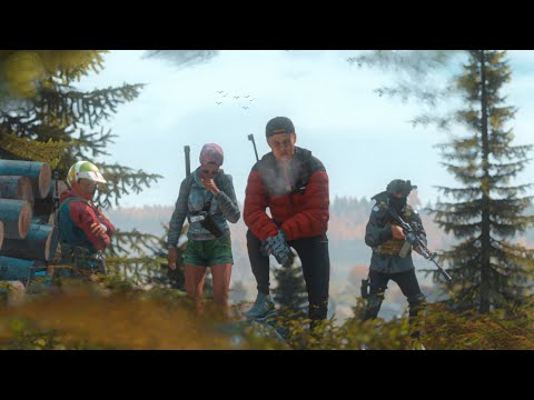 Видео: Наша небольшая деревня. Выживание в компании друзей - DayZ