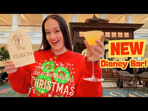 Видео: НОВЫЙ БАР в Disney World! Внутри бара The Perch в Grand Floridian Resort