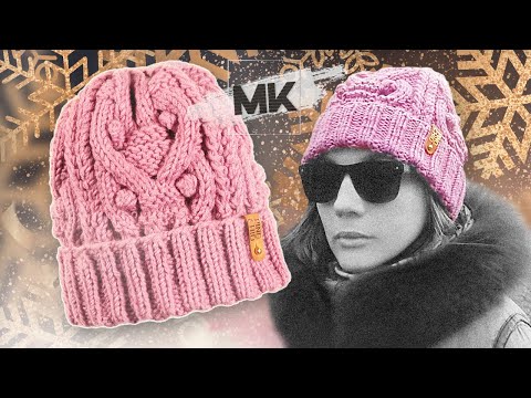 Видео: МОДНАЯ ШАПКА АРАНАМИ / Как связать женскую зимнюю шапку от А до Я
