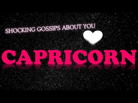 Видео: ❤️КОЗЕРОГ♑«Боже мой, ШОКИРУЮЩИЕ СПЛЕТНИ О ВАС, ВАШЕЙ ЛИЧНОЙ ЖИЗНИ, ДЕНЬГАХ, НЕНАВИСТИ И Т.Д.!» НО...