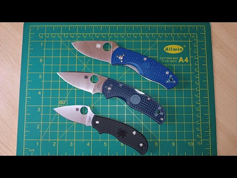 Видео: Обираємо ніж на EDC. Огляд на чергові топові Spyderco - Netive 5, Urban, Persistence. Хто найкращий?