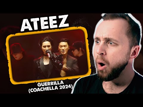 Видео: ATEEZ - Guerrilla - Live at Coachella 2024 // реакция на кпоп