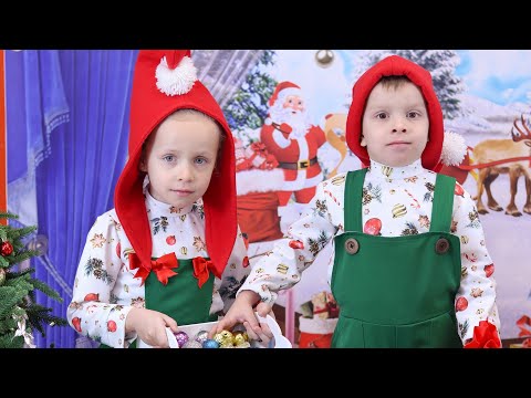 Видео: Новогоднее поздравление для Арины и Данила от Дедушки Мороза.
