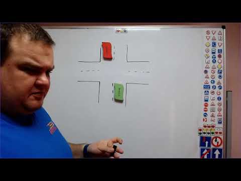 Видео: Тема 12 проезд перекрестков (утро)