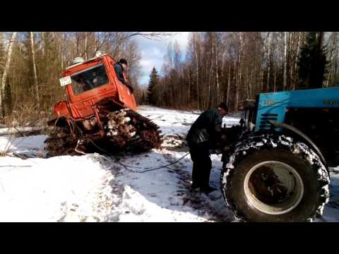 Видео: переправа на нагорной на дт75 и мтз.