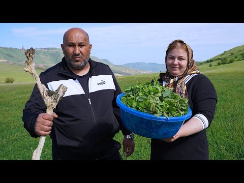 Видео: Собрали силу весны, и приготовили курзе с зеленью
