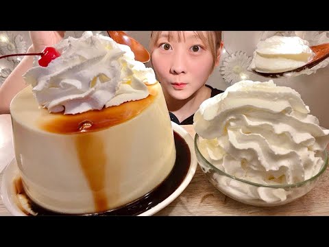 Видео: ASMR 6-летие 🎉 Ведёрный Пудинг【русские субтитры】【Mukbang/ Eating Sounds】