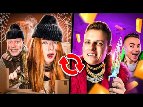Видео: БЕДНЫЕ vs БОГАТЫЕ 💰 дуэль + ОБМЕН скинами в Standoff 2