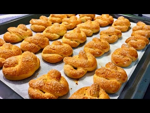 Видео: Сто раз их пекла! Нереальная Вкуснота к чаю! Сахарные Крендельки!