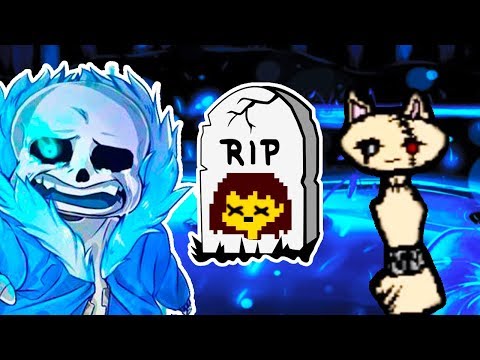 Видео: САНС ПОТЕРЯЛ РЕБЁНКА, НО НАШЁЛ КОТИКА ! - Undertale Underinhale [Андертейл] #2
