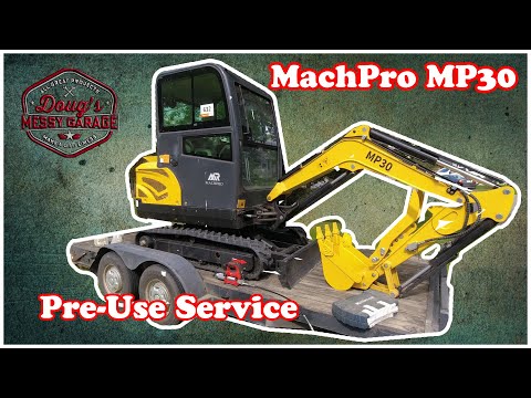 Видео: Мини-экскаватор MachPro MP30: запуск — E2