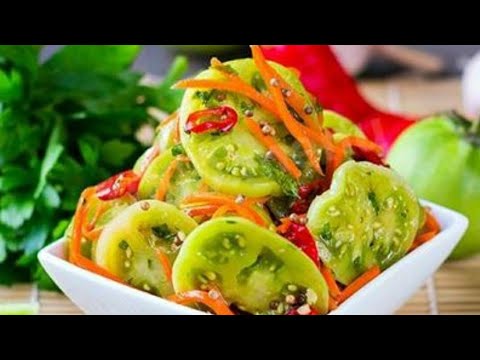 Видео: ЗЕЛЕНЫЕ ПОМИДОРЫ ПО- КОРЕЙСКИ! ЭТО ТО, ЧТО ВЫ ИСКАЛИ!!!