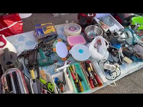 Видео: Барахолка Израиль город Кармиель , что то есть , НО - пусто !