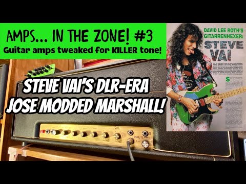 Видео: Усилители Marshall! от Стива Вая, модифицированные Хосе! В зоне №3