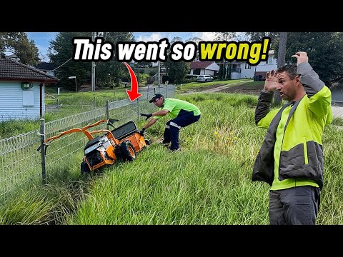 Видео: Я ЗАСТРЯЛ, когда скосил траву возле ЗАБРОШЕННОГО дома БЕЗ разрешения!