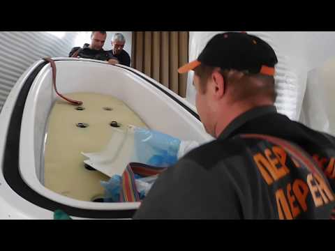 Видео: Перевозка гидромассажных ванн: подъем, такелаж