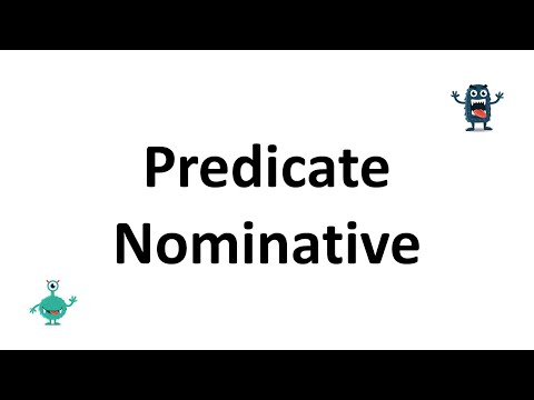 Видео: Предикат именительного падежа