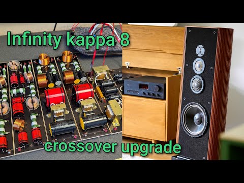 Видео: Ремонт акустики динаміків infinity kappa 8 9 crossover upgrade polydome repair заміна підвісів.