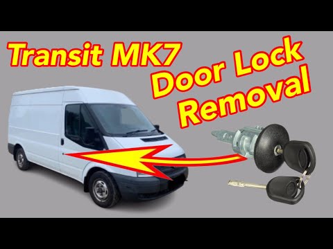 Видео: Снятие и замена дверного замка Ford Transit MK7 (правильный способ)