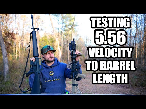 Видео: Насколько длина ствола влияет на скорость пули калибра 5,56?