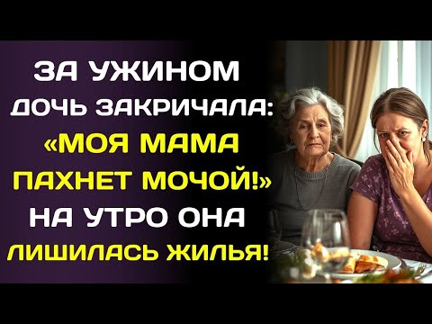 Видео: «Моя мама пахнет мочой» - сказала дочь за столом… Я лишила ее всей недвижимости…