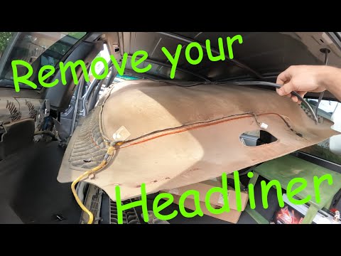 Видео: Как снять обивку потолка в Jeep Grand Cherokee 1999-2004 годов выпуска