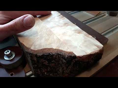 Видео: Новая фреза XCAN со сменными ножами по берёзовому сувелю.