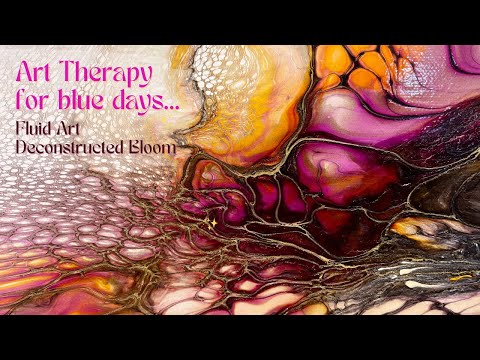 Видео: 380. Арт-терапия = ШИКАРНЫЙ деконструированный цветок! / tlp пигменты / клеточный активатор