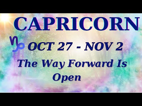 Видео: ♑ КОЗЕРОГ | 27 ОКТЯБРЯ – 2 НОЯБРЯ| 🌞 Путь вперед открыт ✨ Баланс, обновление и божественное время!