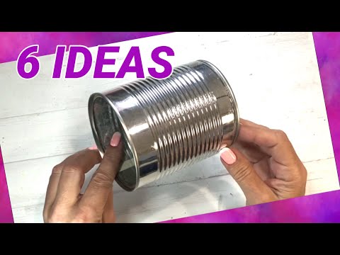 Видео: КАК ПЕРЕРАБОТАТЬ БАНКИ 6 идей