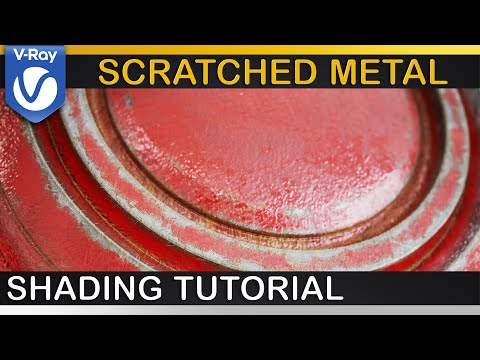 Видео: V-Ray | Шейдер Scratched Metal | Рабочий процесс Curvature