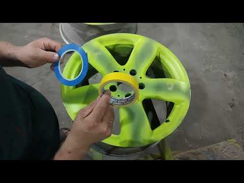 Видео: эксклюзивная покраска дисков в два цвета