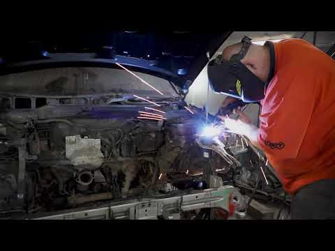 Видео: Mitsubishi Outlander.Кузовной ремонт.Body repair.