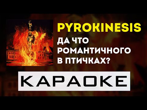 Видео: pyrokinesis - Да что романтичного в птичках? | караоке | минус | инструментал
