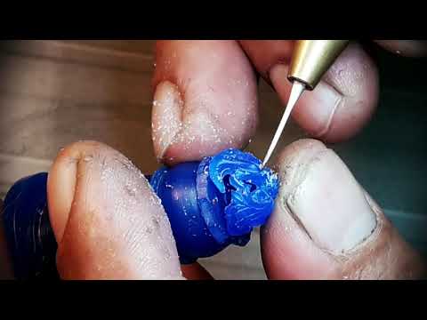 Видео: Резьба по воску . Изготовление кулона с жемчугом. Начало. #резьбаповоску #воск #ЮвелирсНуля