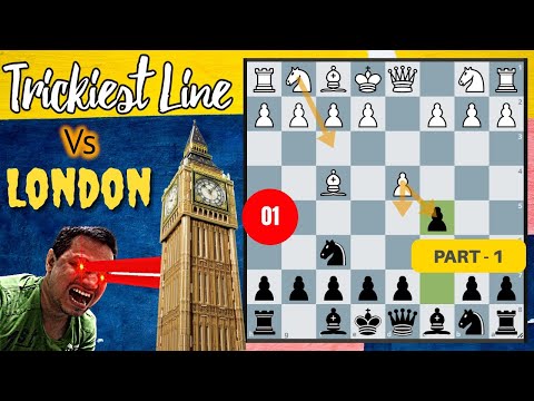 Видео: Самая хитрая линия против Лондонской системы - 1 (Кf3-dxc5-d5)