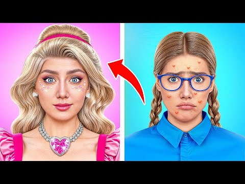 Видео: Как Стать Популярной Экстремальное Преображение Челлендж | Смешные Моменты от Multi DO Girls