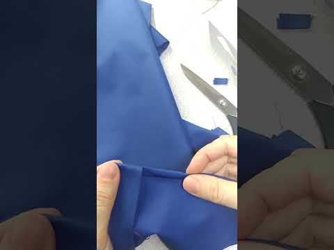 Видео: Обработка уголка на планке рубашки #рукоделие #sewing #sewingtutorial