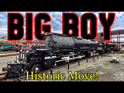 Видео: КРАЙНЕ РЕДКОЕ ВИДЕНИЕ движения Big Boy 4012 в Стимтауне