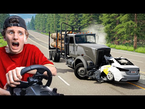 Видео: ТАКСИСТ НА СОЛЯРИСЕ РАЗБИЛСЯ НА ОГРОМНОЙ СКОРОСТИ | BeamNG.drive