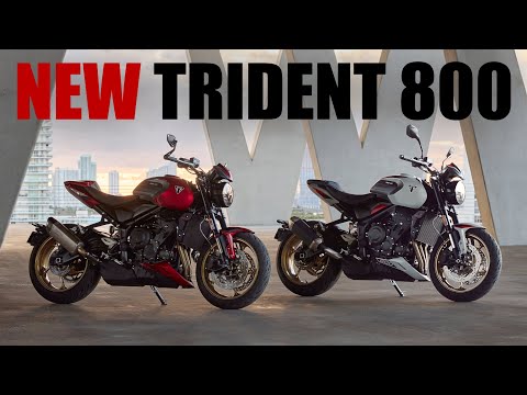 Видео: Triumph Trident 800 2026 года — новый конкурент в сегменте Naked среднего веса