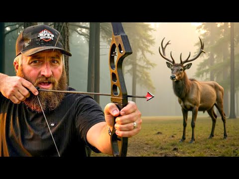 Видео: Я отправился на охоту на лося с луком и стрелами!