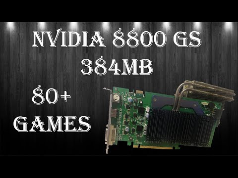 Видео: Старушка за 300р из 2008 года! Nvidia Geforce 8800 GS 384mb. Удивила, так удивила!