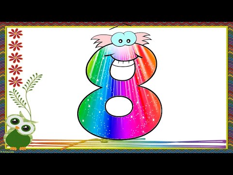 Видео: Число и цифра 8.