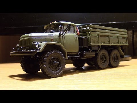 Видео: Сборка модели бортового грузовика ЗиЛ 131 AVD models