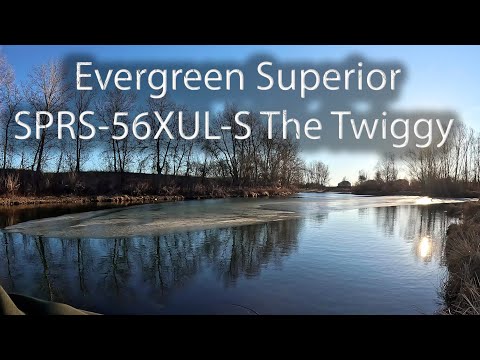 Видео: Evergreen Superior SPRS 56XUL S The Twiggy лучший спиннинг для нано-рыб