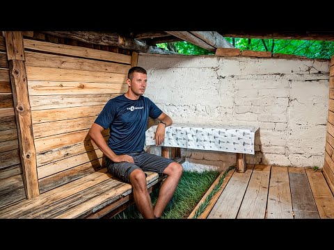 Видео: КАМЕННЫЙ ДОМ у реки - НАС НАШЛИ | ДВЕРЬ из ПОДДОНОВ | СТИР ФРАЙ со свининой. 4 серия