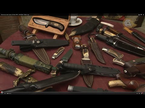 Видео: Охотничьи ножи. (часть 1) Puma, Boker, Muela, Falcon, Browning и др.